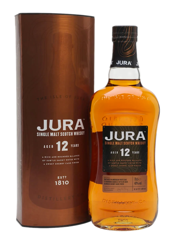 Jura 12 Year Old Island Single Malt Whiskey