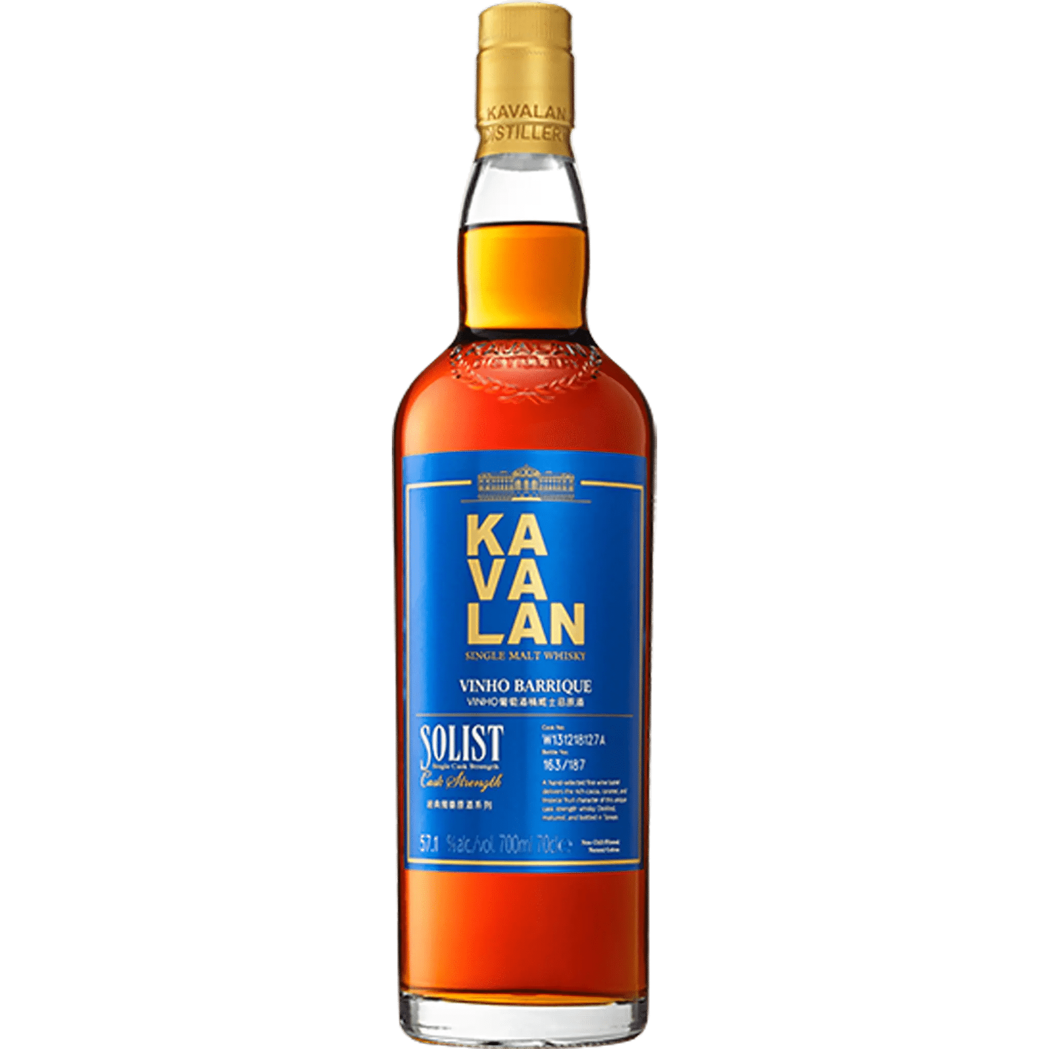 Kavalan Solist Vinho Barrique Cask Strength Single Malt Whisky Kavalan Solist Vinho Barrique Cask Strength Single Malt Whisky