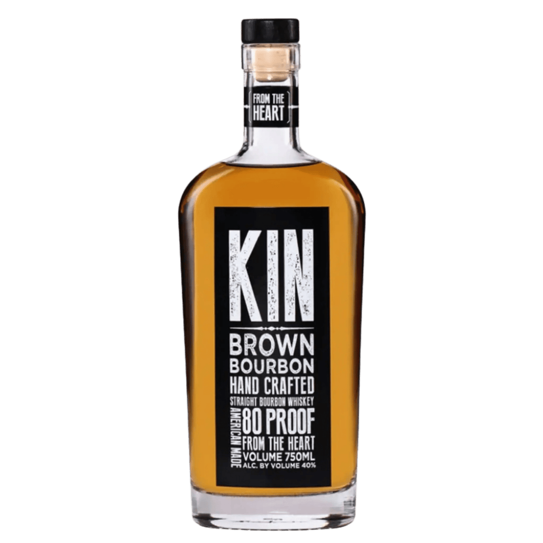 Kin Brown Hand Crafted Straight Bourbon Whiskey 750ml - Liquor On Broadway