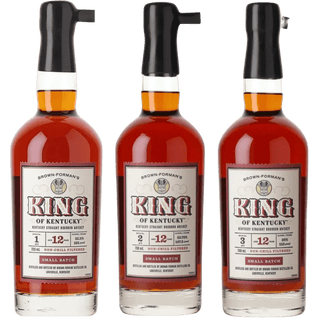 King of Kentucky 12 Year Small Batch Batch 1 & Batch 2 & Batch 3 Kentucky Straight Bourbon 3 x 700ml - Liquor On Broadway