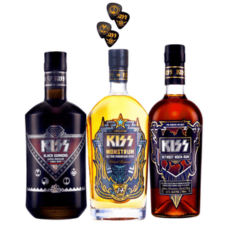 KISS Rum Bundle with Free 50th Anniversary Guitar Picks - Liquor On Broadway