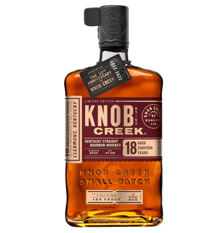 Knob Creek 18 Year Old Kentucky Straight Bourbon Whiskey - Liquor On Broadway
