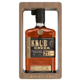Knob Creek 21 Year Old Limited Edition Small Batch Kentucky Straight Bourbon Whiskey 100 Proof 750ml - Liquor On Broadway