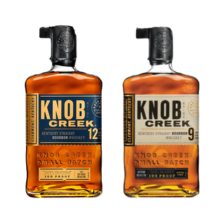 Knob Creek 9 Year & 12 Year Kentucky Straight Bourbon Whiskey Bundle 750ml Set - Liquor On Broadway