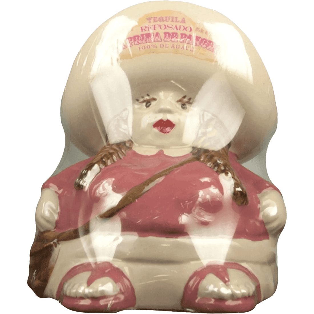 La Prima de Pancho Pistolas Reposado Tequila Ceramic Bottle 750ml - Liquor On Broadway