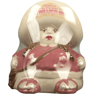 La Prima de Pancho Pistolas Reposado Tequila Ceramic Bottle 750ml - Liquor On Broadway