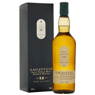 Lagavulin 12 Year Natural Cask Strength Islay Single Malt Scotch Whisky (2018 Release Discontinued Bottle) 700ml - Liquor On Broadway