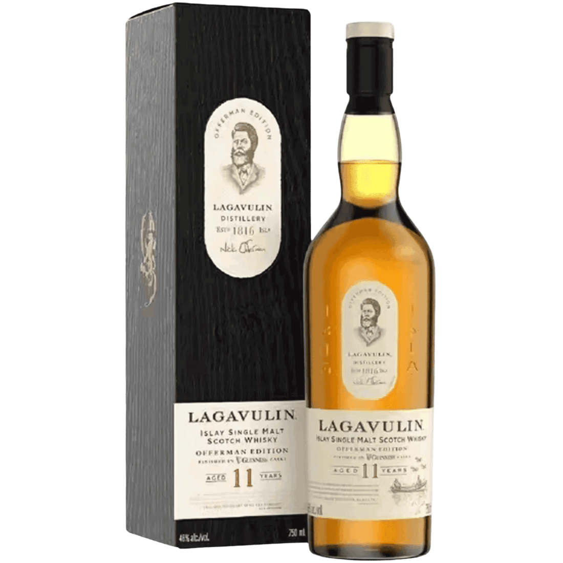 Lagavulin Offerman Edition 2 Guinness Cask Finish 11 Year Islay Single Malt Scotch Whisky 750ml - Liquor On Broadway