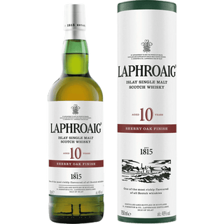 Laphroaig 10 Year Sherry Oak Finish Islay Single Malt Scotch Whisky 750ml - Liquor On Broadway