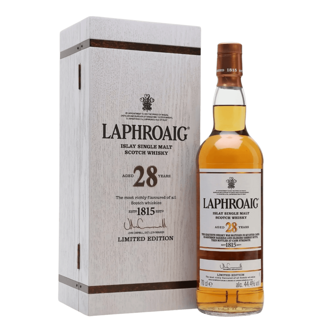 Laphroaig 28 Year Old Islay Single Malt Scotch Whisky Limited Edition 750ml - Liquor On Broadway