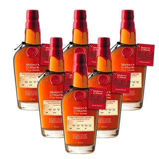 Maker's Mark Private Selection Los Angeles Lakers 2020 Champions Edition Kentucky Straight Bourbon Whisky 750ml - Liquor On Broadway