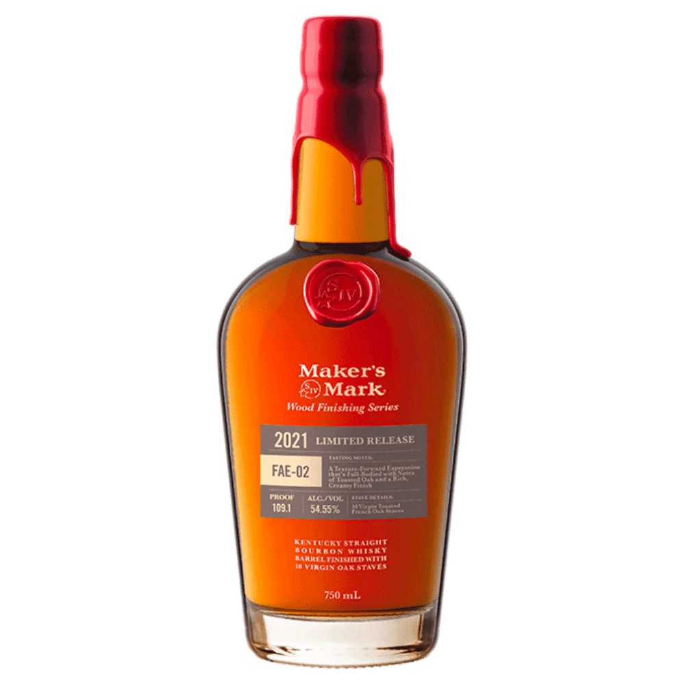 Maker's Mark Wood Finishing Series FAE-02 bottle