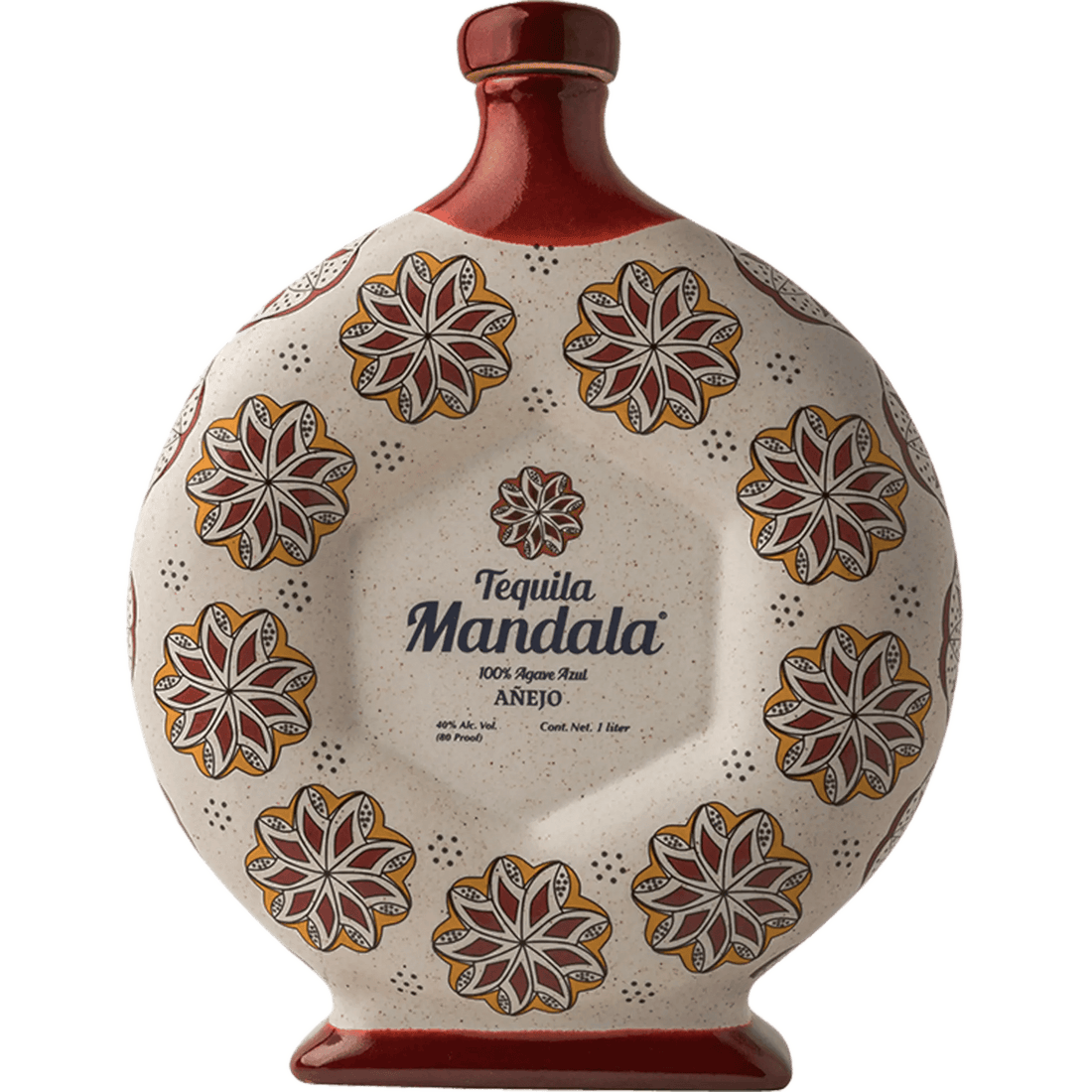 Mandala Añejo Tequila Ceramic Bottle 1L - Liquor On Broadway