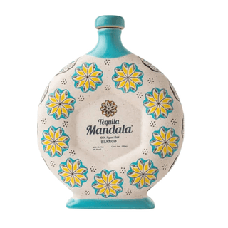 Mandala Blanco Ceramic Tequila - Liquor On Broadway
