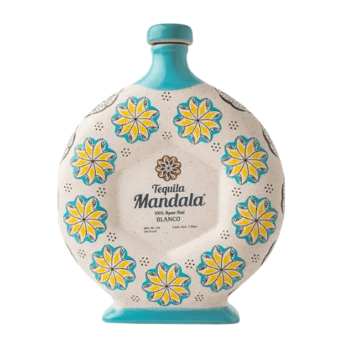Mandala Blanco Ceramic Tequila - Liquor On Broadway