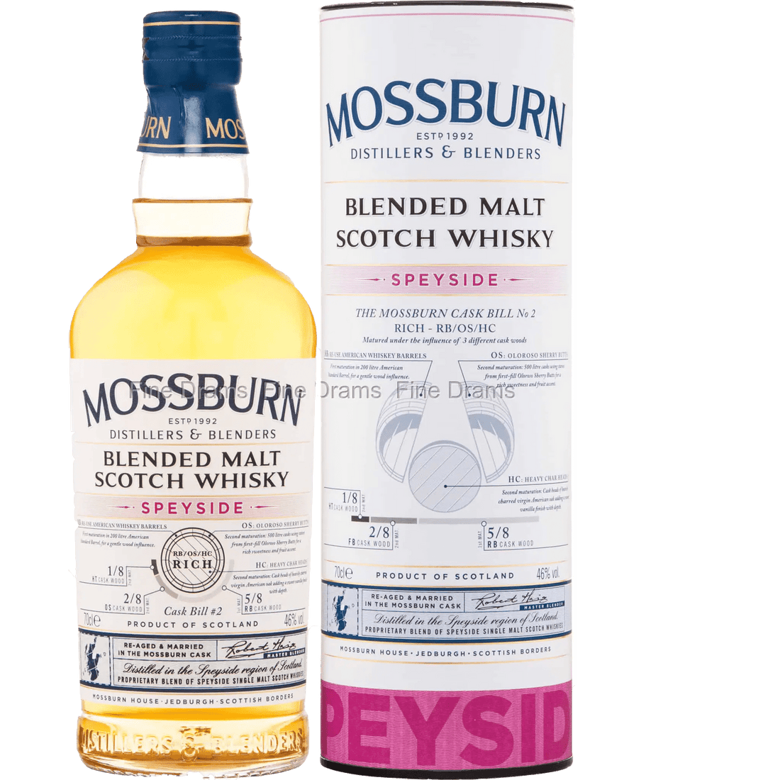 Mossburn Speyside Blended Malt Scotch Whisky 700ml - Liquor On Broadway