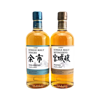 Nikka Discovery Vol. 1 Yoichi Non Peated & Miyagikyo Peated 2021 Set 750ml - Liquor On Broadway