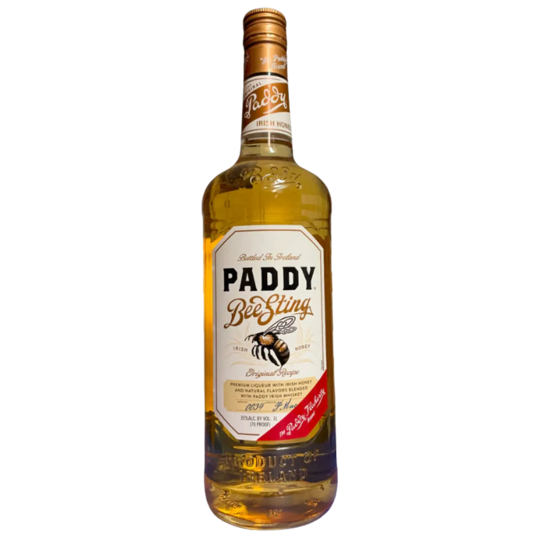 Paddy Irish Honey Bee Sting Liqueur 750ml - Liquor On Broadway