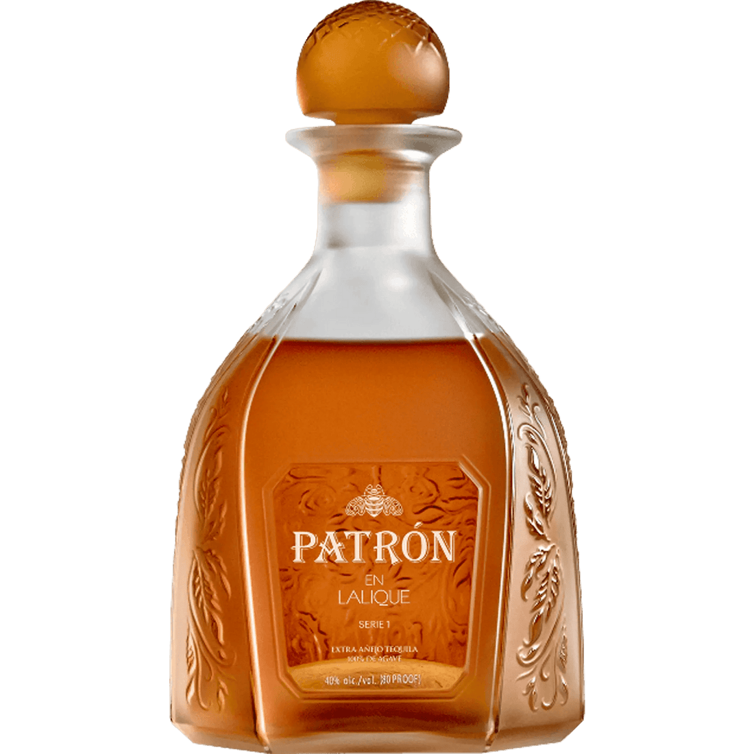 Patrón en Lalique Serie 1 Extra Añejo Tequila 750ml - Liquor On Broadway