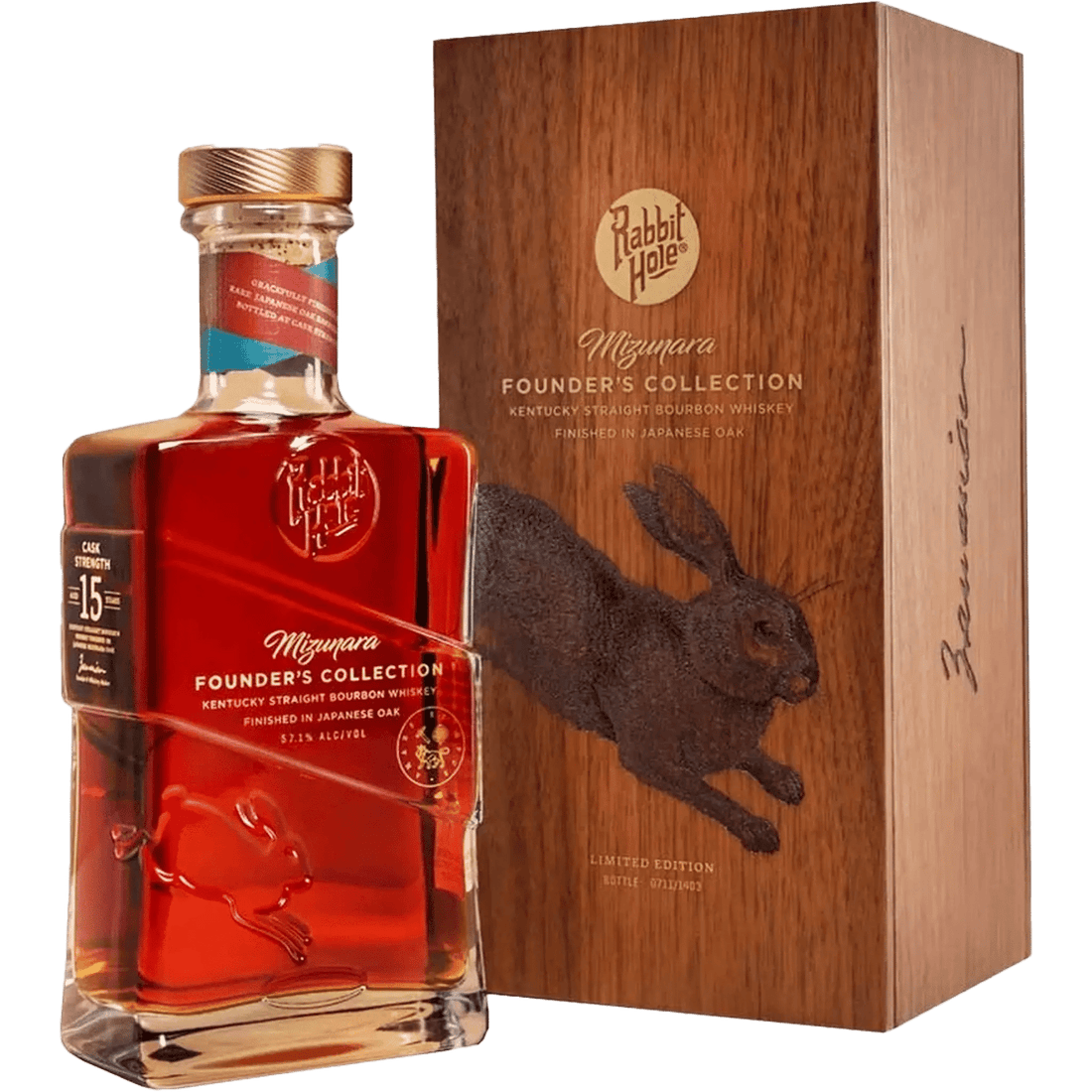 Rabbit Hole Mizunara Founders Collection Bourbon Whiskey 750ml - Liquor On Broadway