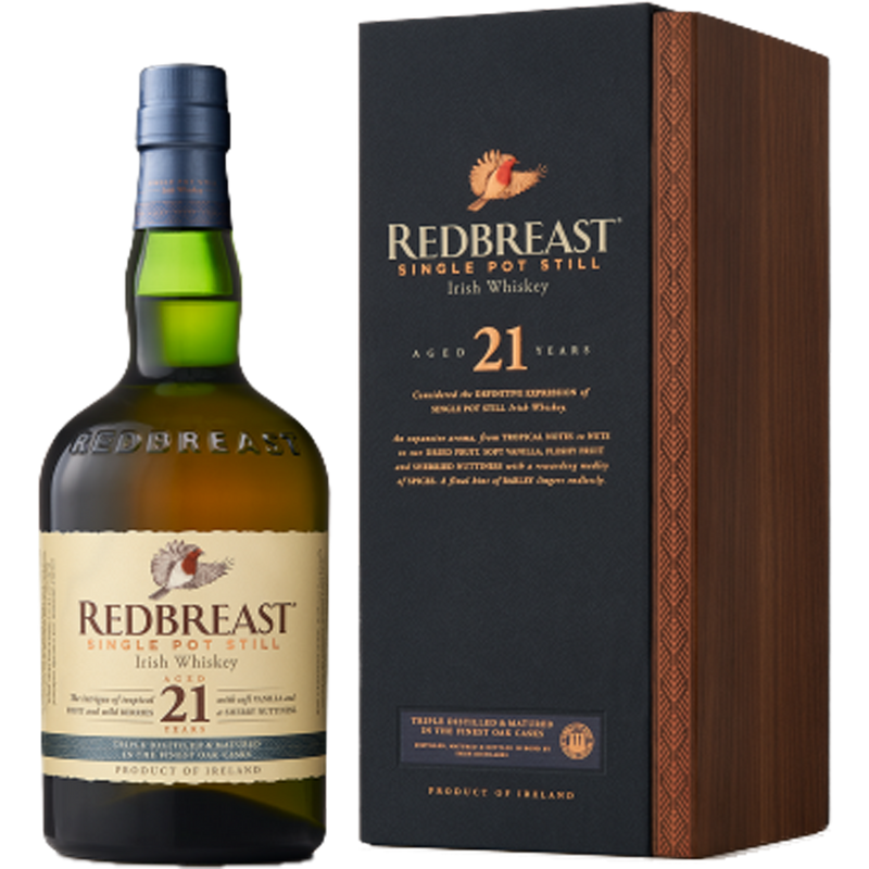 Redbreast Single Pot Still Aged 21 Years Single Pot Still Irish Whiskey