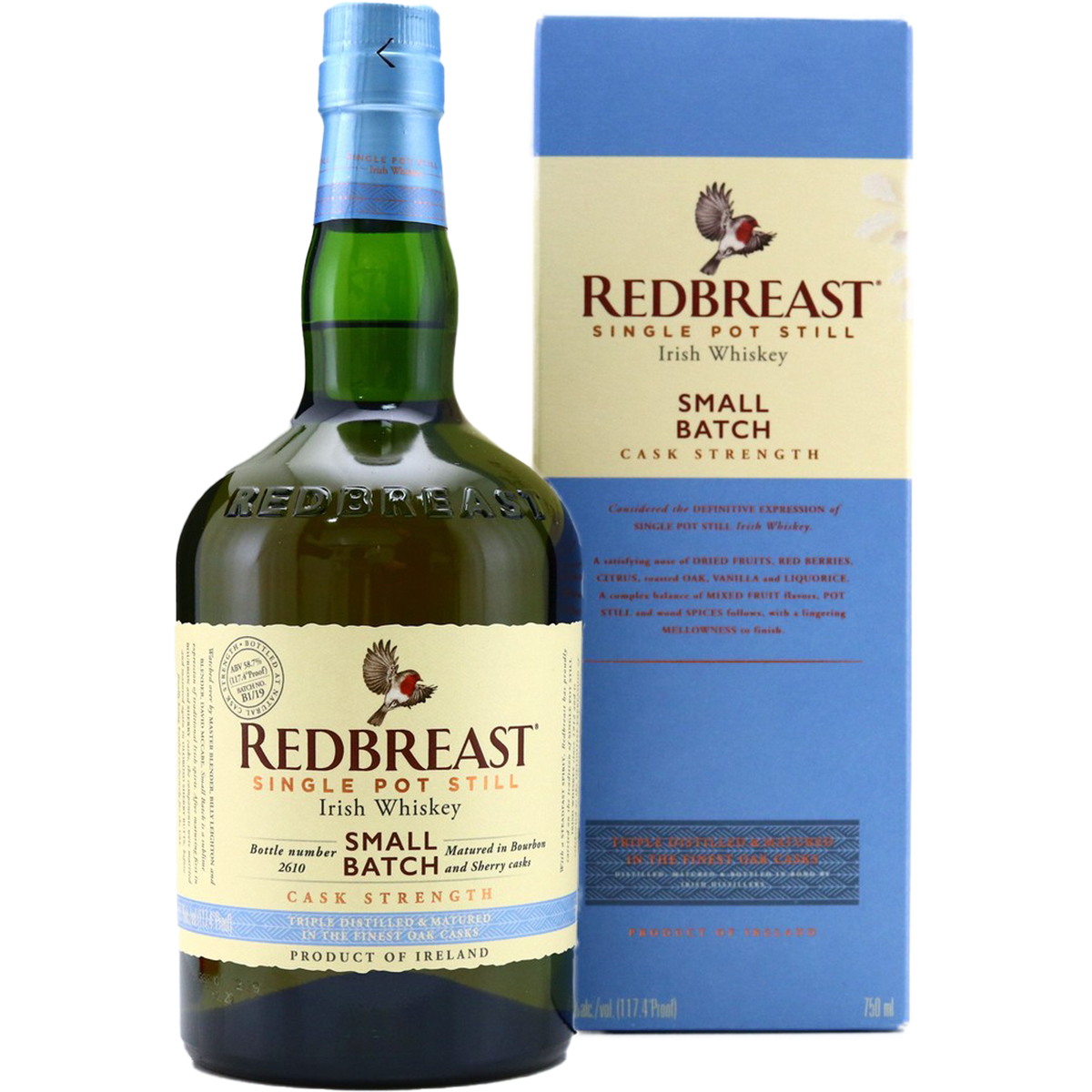 RedBreast Small Batch Cask Strength Irish Whiskey