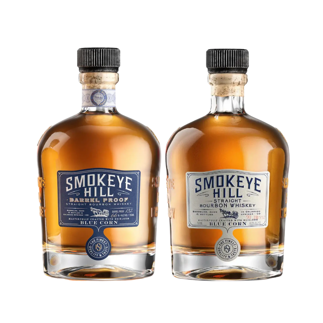 Smokeye Hill Barrel Proof Bourbon & Straight Bourbon Blue Corn 2 x 750ml - Liquor On Broadway