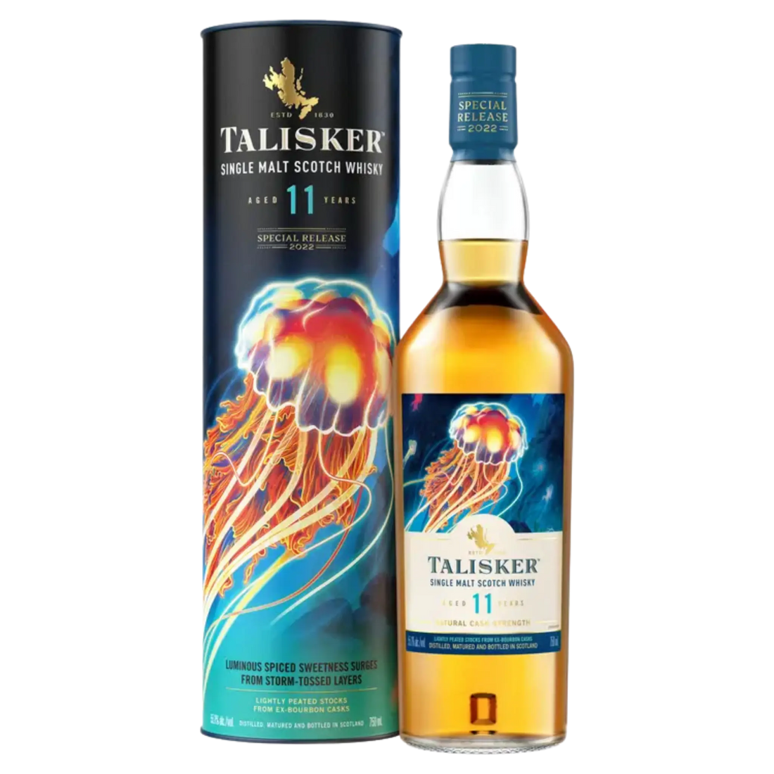 Talisker 11 Year The Lustrous Creature of the Depths Special Release 2022 Island Single Malt Scotch Whisky 750ml - Liquor On Broadway