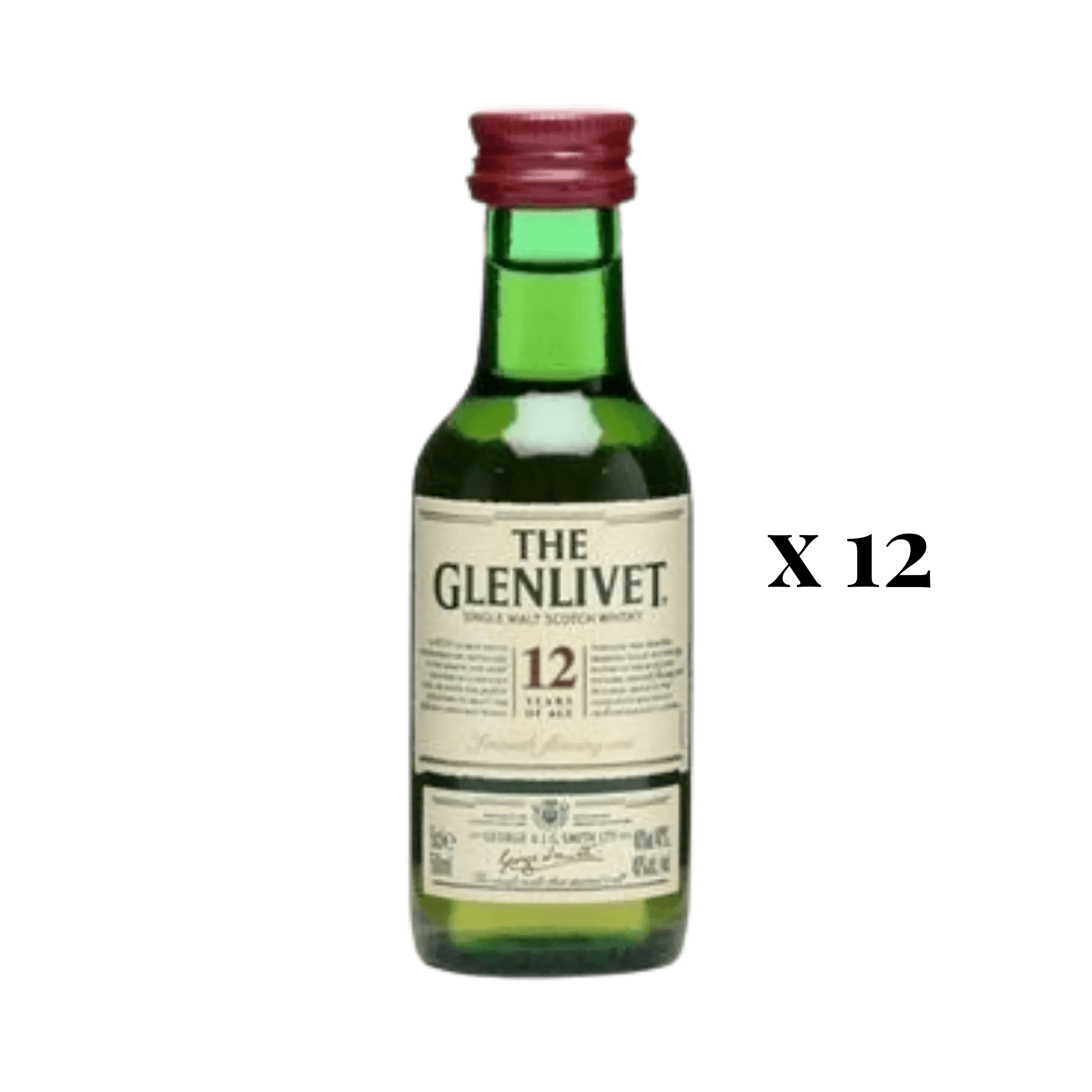 The Glenlivet 12 Year Single Malt 50ml 12 Pack | Liquor On Broadway The Glenlivet 12 Year Single Malt 50ml 12 Pack | Liquor On Broadway