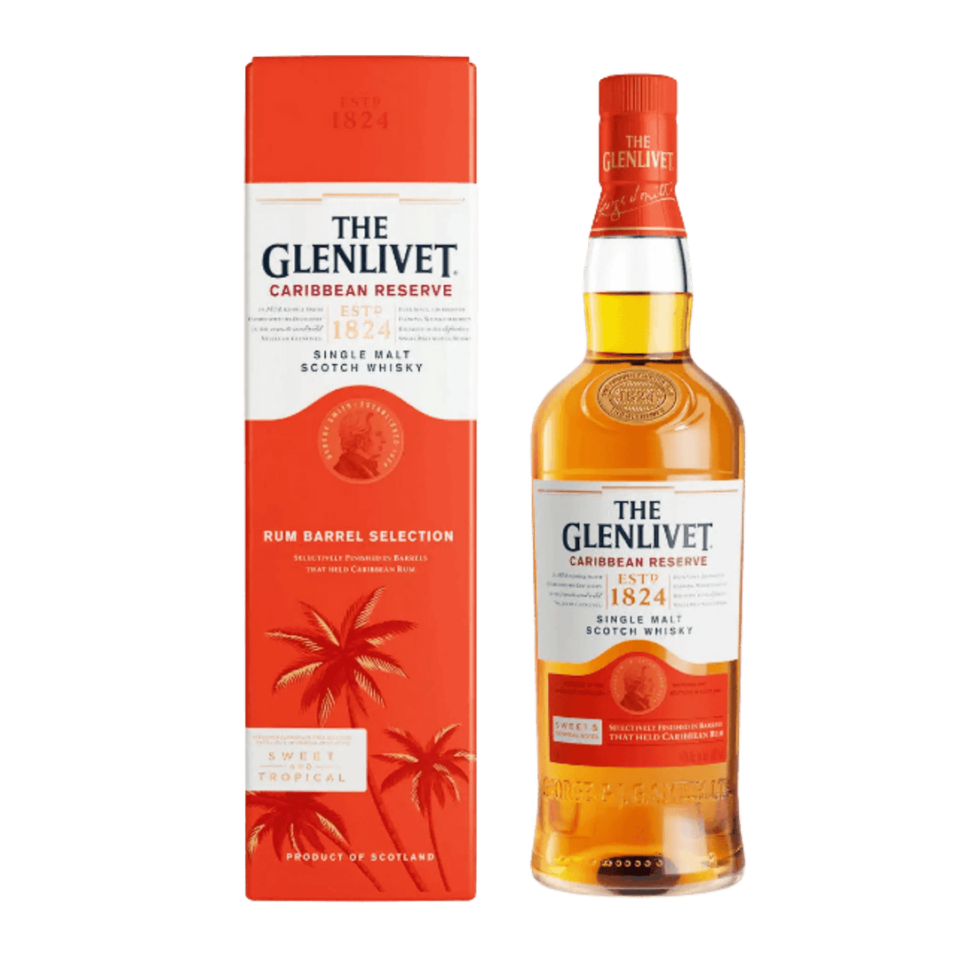 The Glenlivet Caribbean Reserve Single Malt Scotch Whisky 750ml - Liquor On Broadway