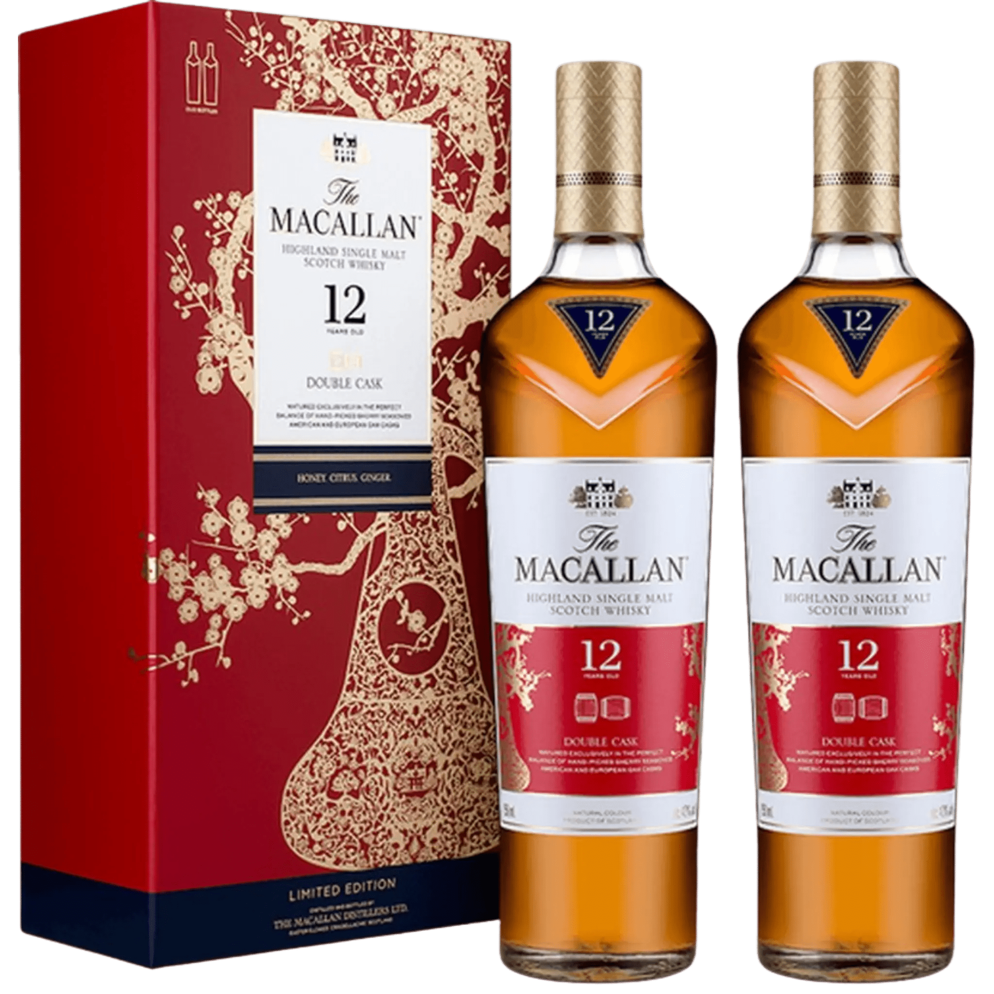 Macallan 12 Double Cask Lunar New Year Twin Pack 2x750ml | Liquor Macallan 12 Double Cask Lunar New Year Twin Pack 2x750ml | Liquor