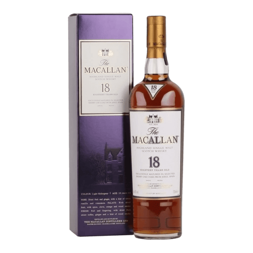 The Macallan 18 Year Sherry Oak 2017 Annual Release Highland Single Malt Scotch Whisky 750ml - Liquor On Broadway