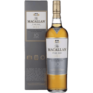 The Macallan Fine Oak 10 Year Old Single Malt Scotch Whisky 750ml - Liquor On Broadway