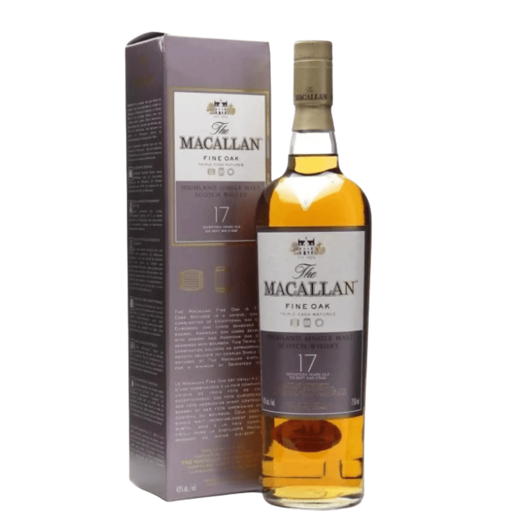 The Macallan Fine Oak 17 Year Single Malt Scotch Whisky 750ml The Macallan Fine Oak 17 Year Single Malt Scotch Whisky 750ml
