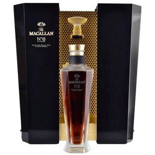 The Macallan No.6 in Lalique Highland Single Malt Scotch Whisky 750ml - Liquor On Broadway