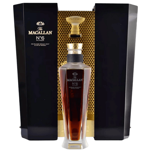The Macallan No.6 in Lalique Highland Single Malt Scotch Whisky 750ml - Liquor On Broadway