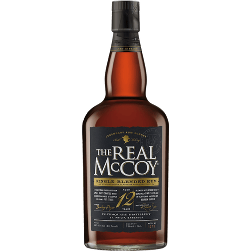 The Real McCoy 12 Year Single Blended Rum 750ml - Liquor On Broadway