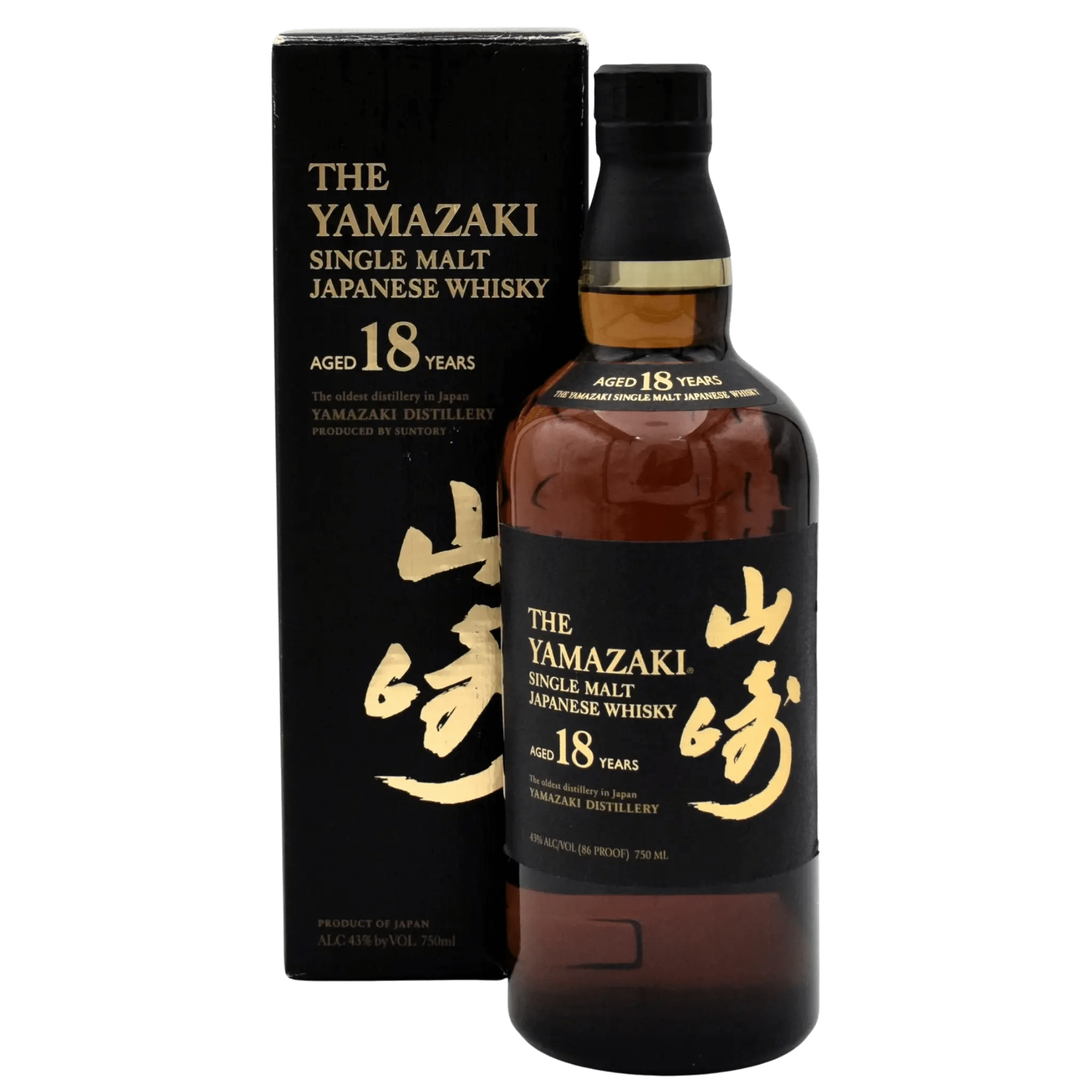 The Yamazaki 18 Year Single Malt Japanese Whisky 700ml | Liquor On