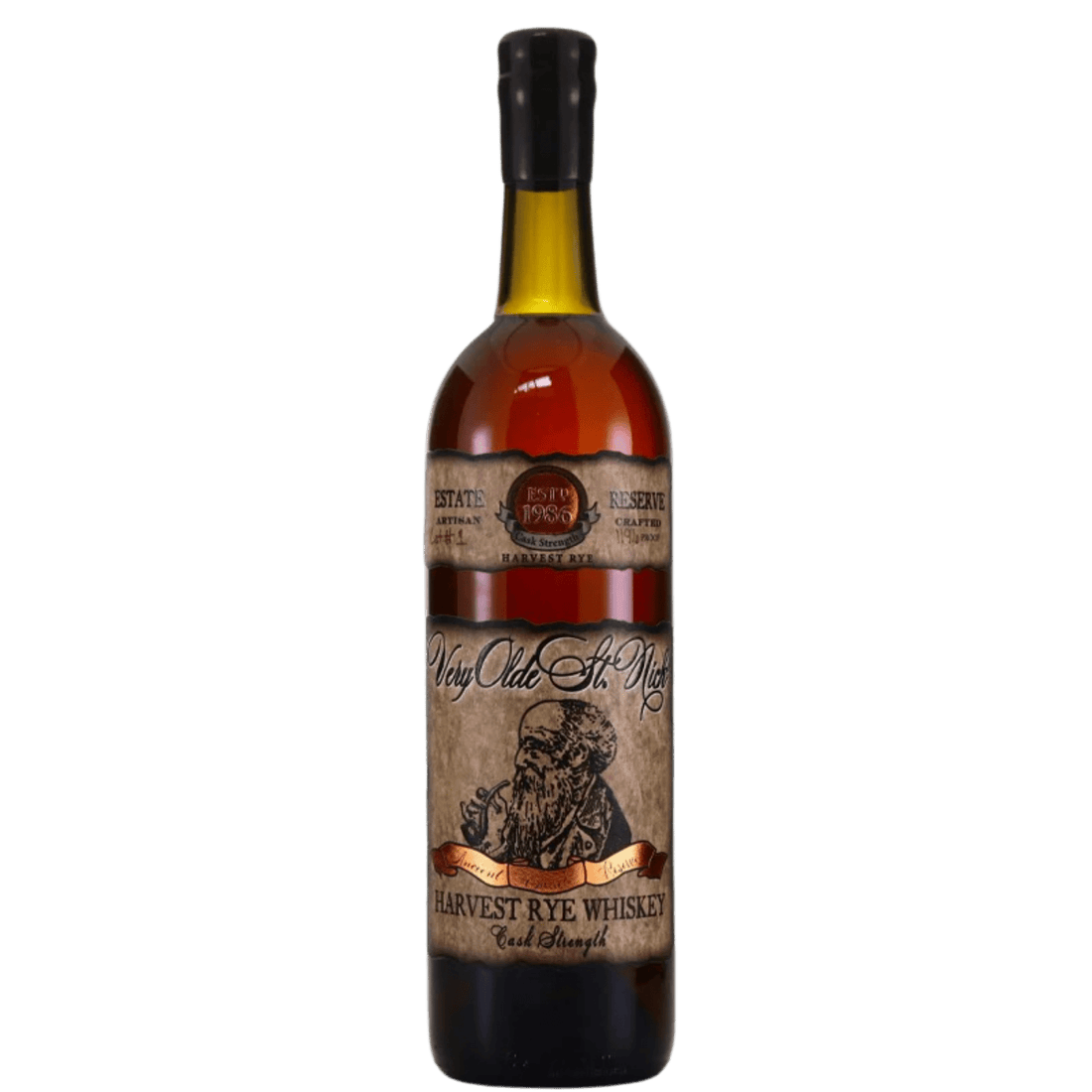 Very Olde St. Nick Harvest Rye Cask Strength Whiskey 750ml - Liquor On Broadway