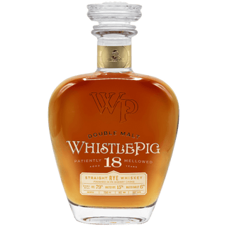 WhistlePig 18 Year Double Malt 4th Edition PX Sherry Cask Finished Straight Rye Whiskey 92 Proof 750ml - Liquor On Broadway