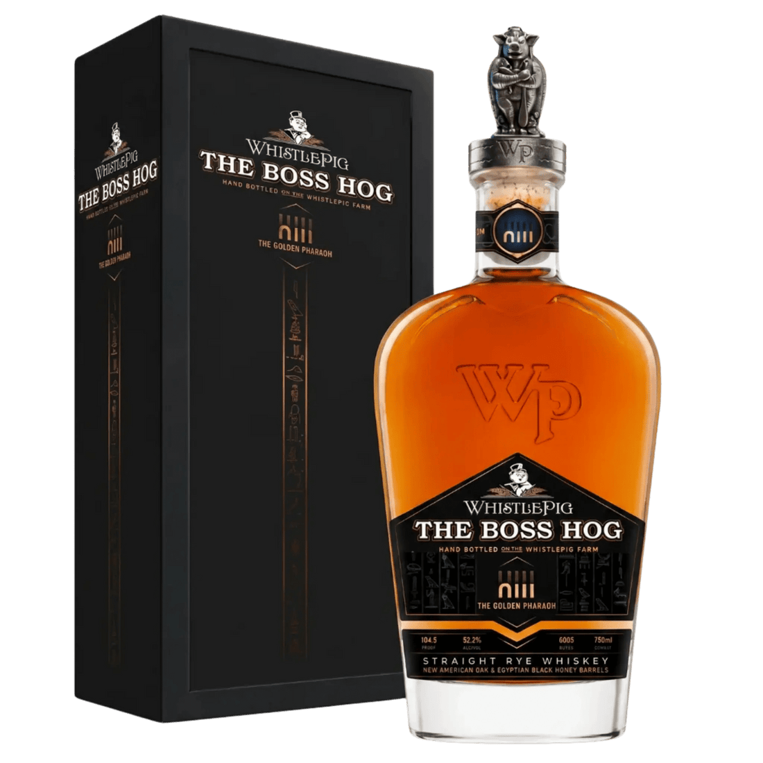 WhistlePig Boss Hog XIII The Golden Pharaoh Straight Rye Whiskey 750ml - Liquor On Broadway