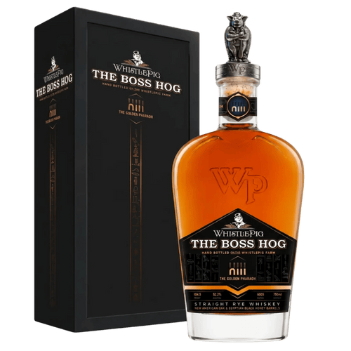 WhistlePig Boss Hog XIII The Golden Pharaoh Straight Rye Whiskey 750ml - Liquor On Broadway