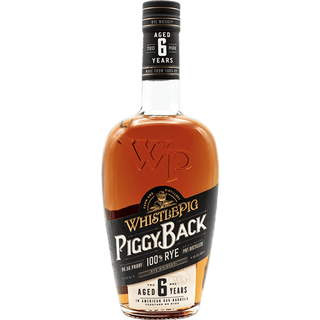 WhistlePig PiggyBack 6 Year 100 Percent Rye Whiskey 750ml - Liquor On Broadway