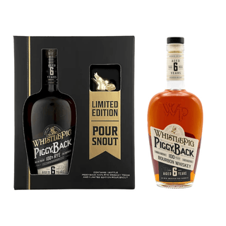 WhistlePig PiggyBack 6 Year Rye & Bourbon Value Bundle 750mL – Limited Edition Pour Snout - Liquor On Broadway