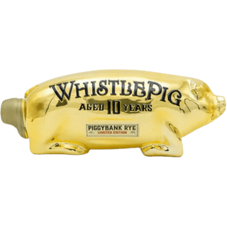 WhistlePig PiggyBank Rye Gold Edition 10 Year Straight Rye Whiskey 110 Proof 1L - Liquor On Broadway
