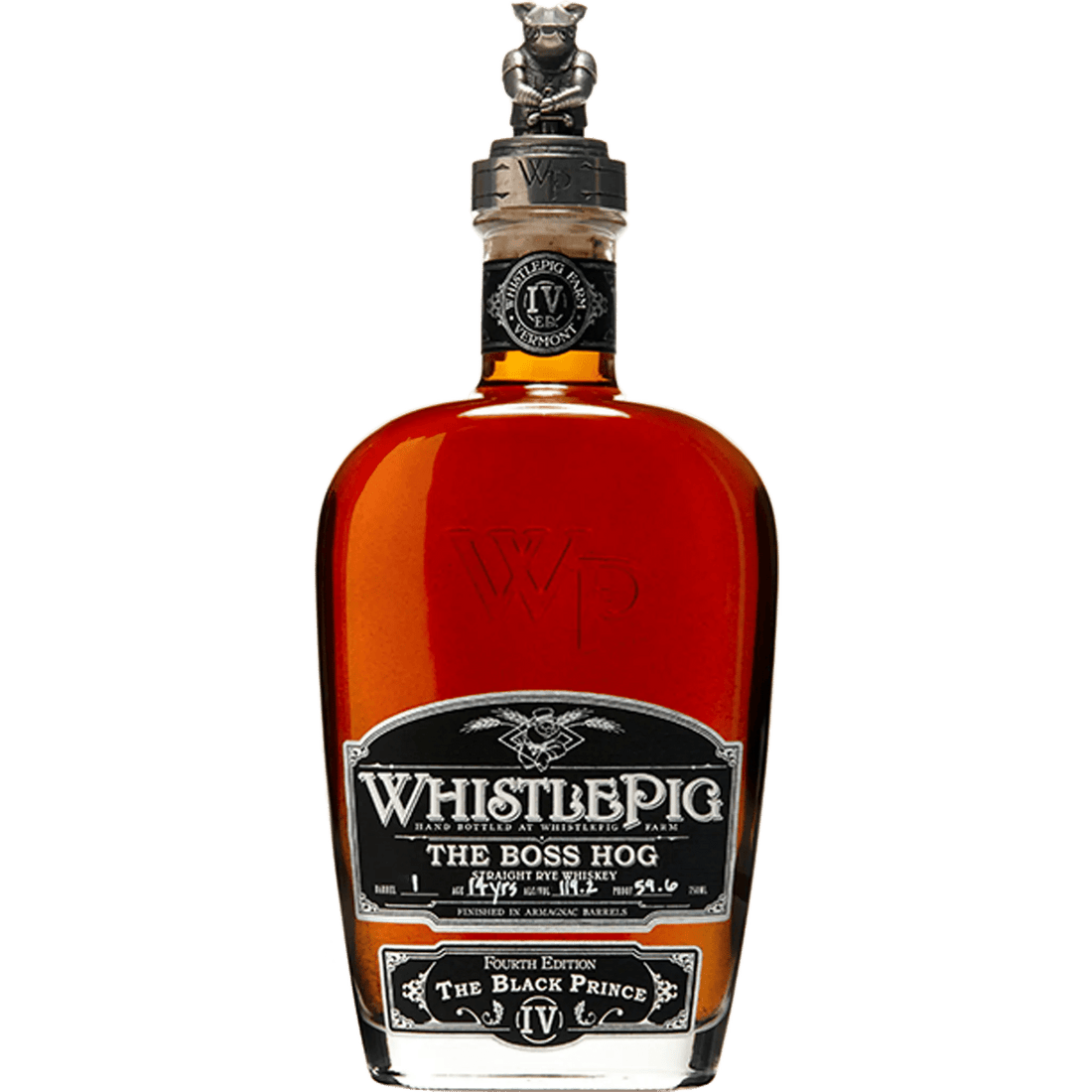 WhistlePig The Boss Hog IV The Black Prince Straight Rye Whiskey 750ml - Liquor On Broadway