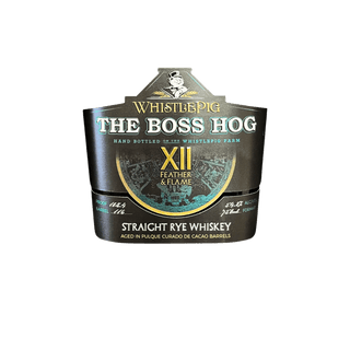 WhistlePig The Boss Hog XII Feather & Flame Straight Rye Whiskey 108.4 Proof 750ml - Liquor On Broadway