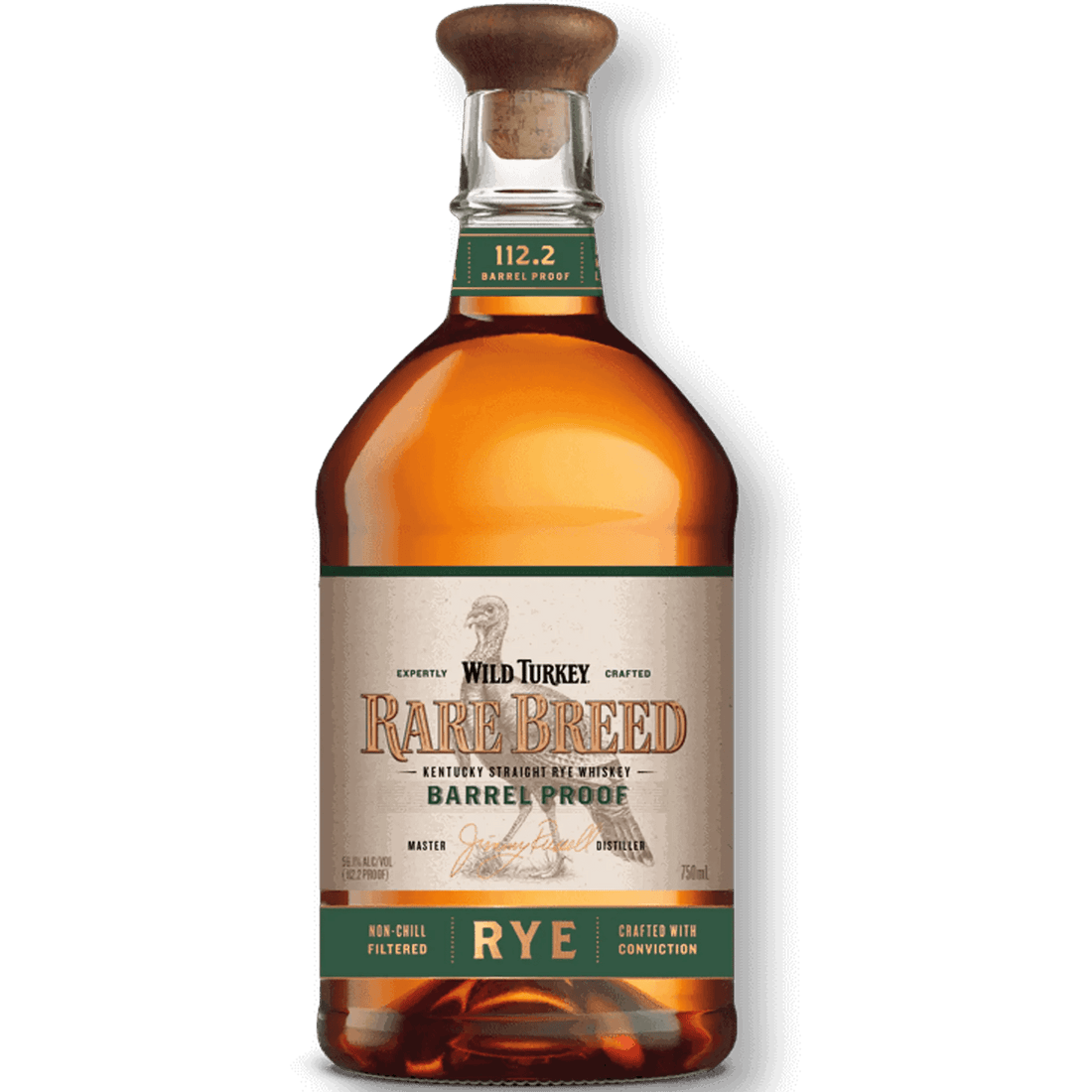 Wild Turkey Rare Breed Barrel Proof Kentucky Straight Rye Whiskey 750ml - Liquor On Broadway