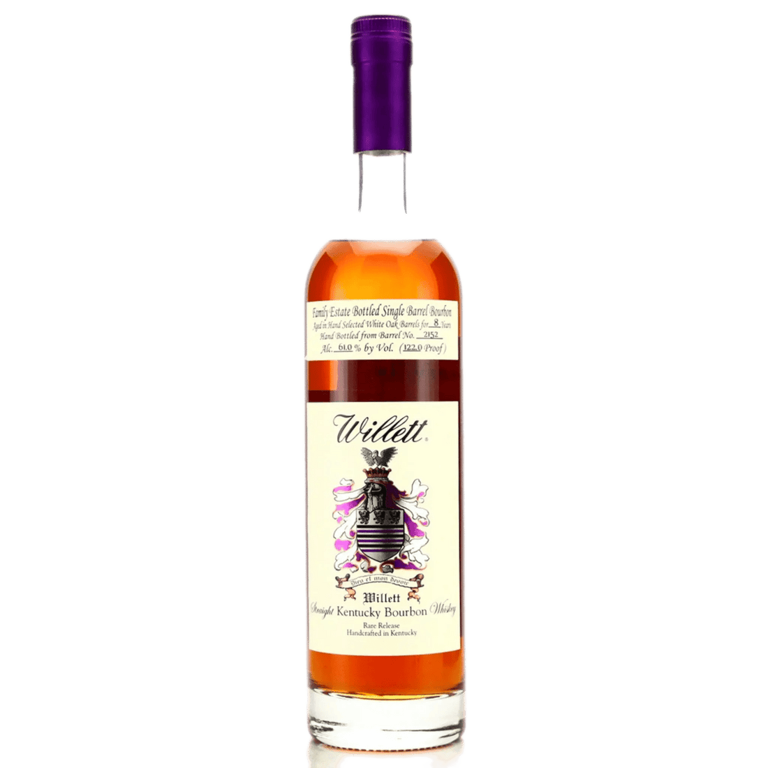 Willett Family Estate 8 Year Single Barrel Straight Kentucky Bourbon Whiskey Barrel No. 5262 750ml - Liquor On Broadway