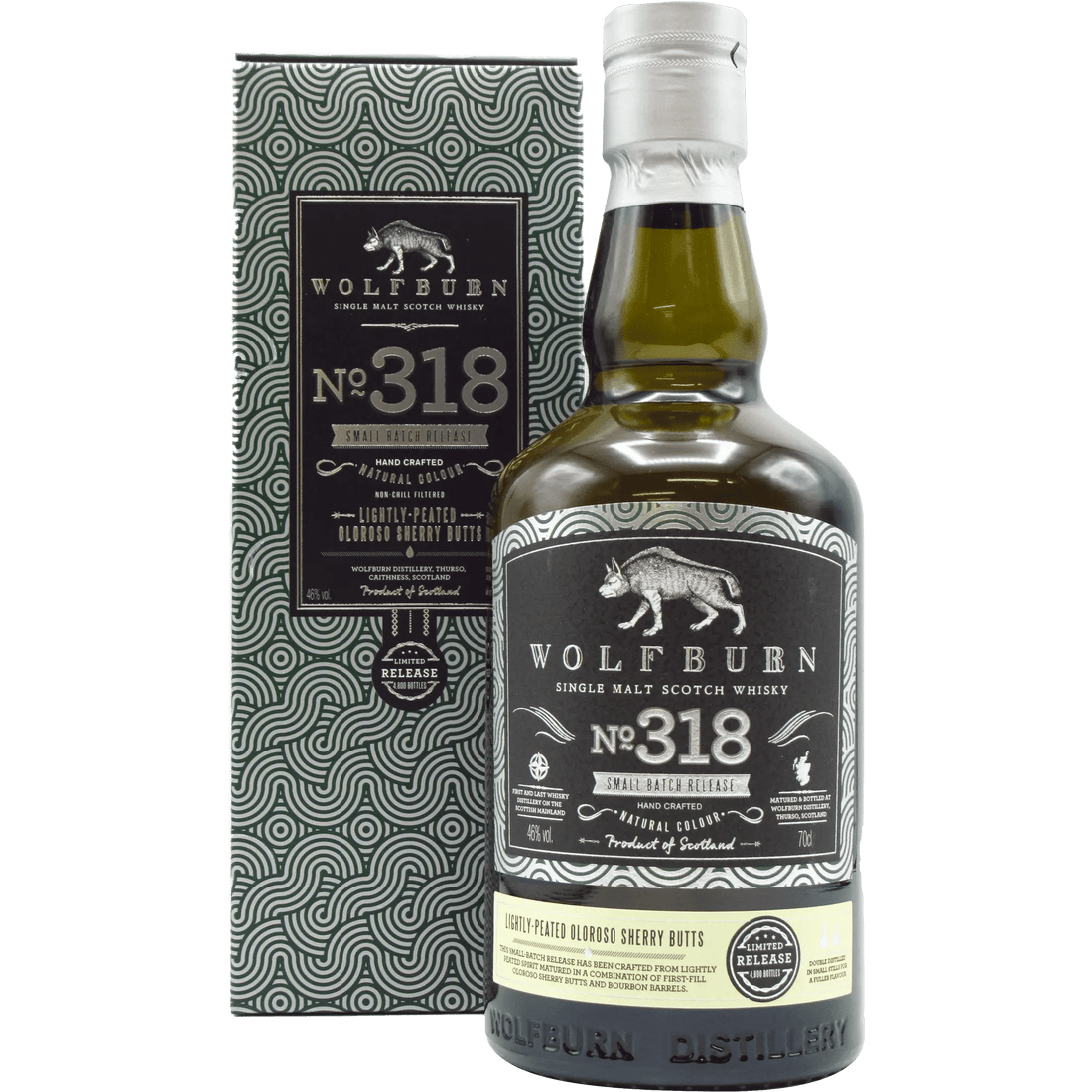 Wolfburn No 318 Small Batch Release Single Malt Scotch Whisky 700ml - Liquor On Broadway